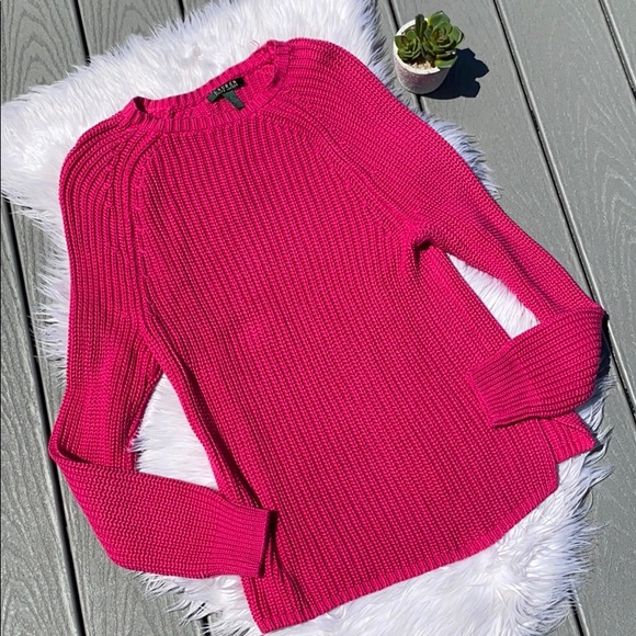 Lauren Ralph Lauren Sweaters - Ralph Lauren pink thick knitted sweater